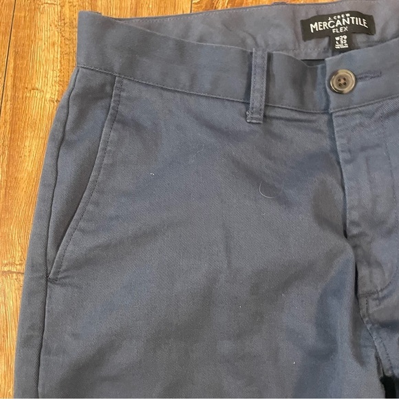 J CREW Men’s Flex Straight Fit Blue Khaki Trouser Dress Pant Size 29 x 32 - Picture 4 of 10
